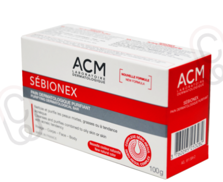 صابونة ACM Sébionex Purifying Dermatological Bar لتنظيف البشرة